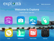 Tablet Screenshot of explorra.com